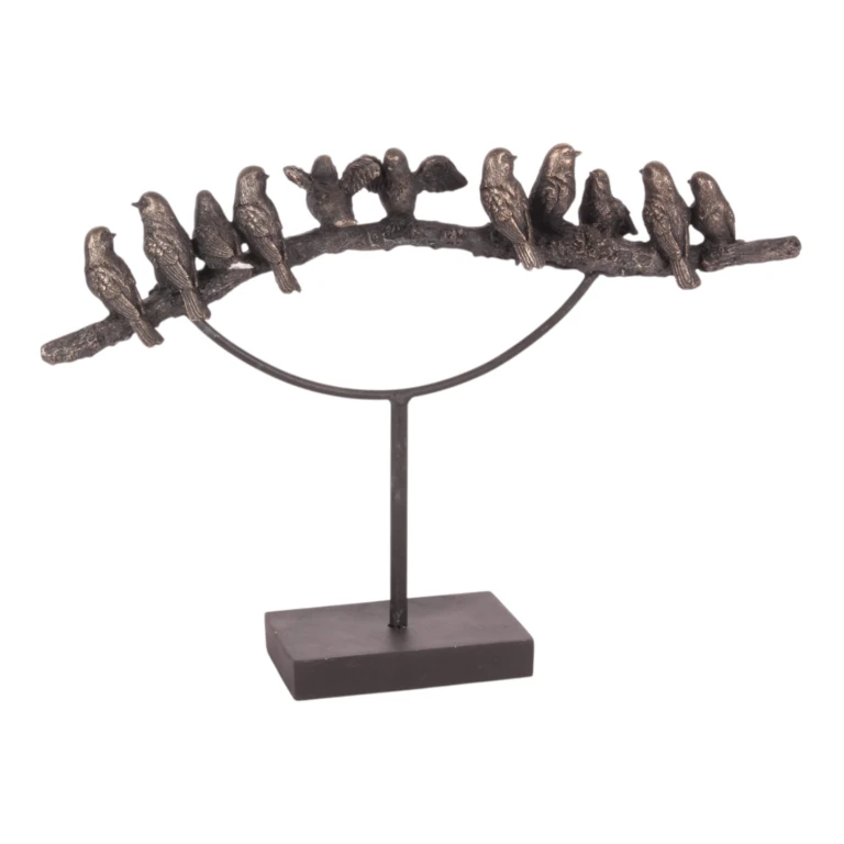 Eläinkuva linnut - kulta - 30 cm
