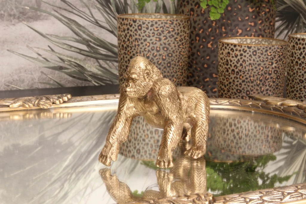Gorilla-patsas - messinki - 11,5 cm