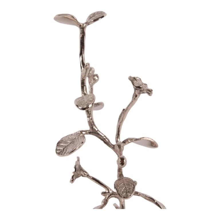 Korujen teline - hopea - 25 cm