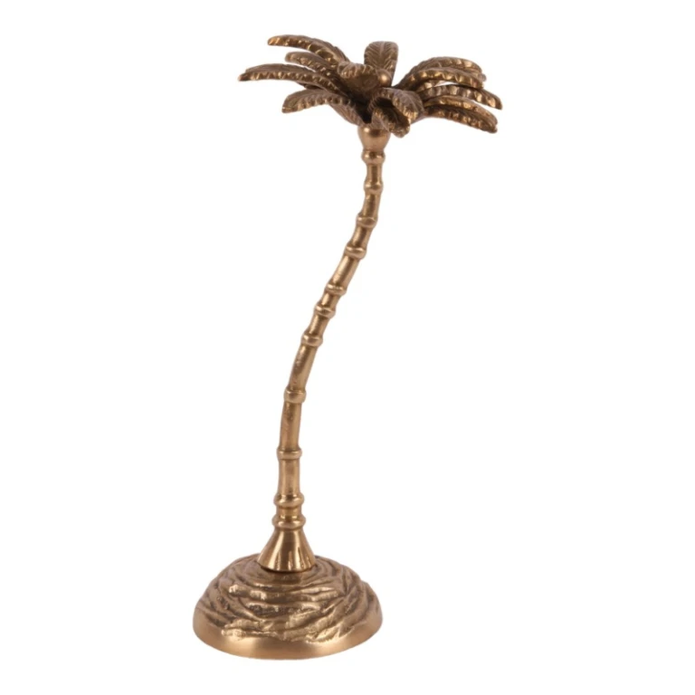 Koristepalmupuu - kulta - 23,5 cm - messinki