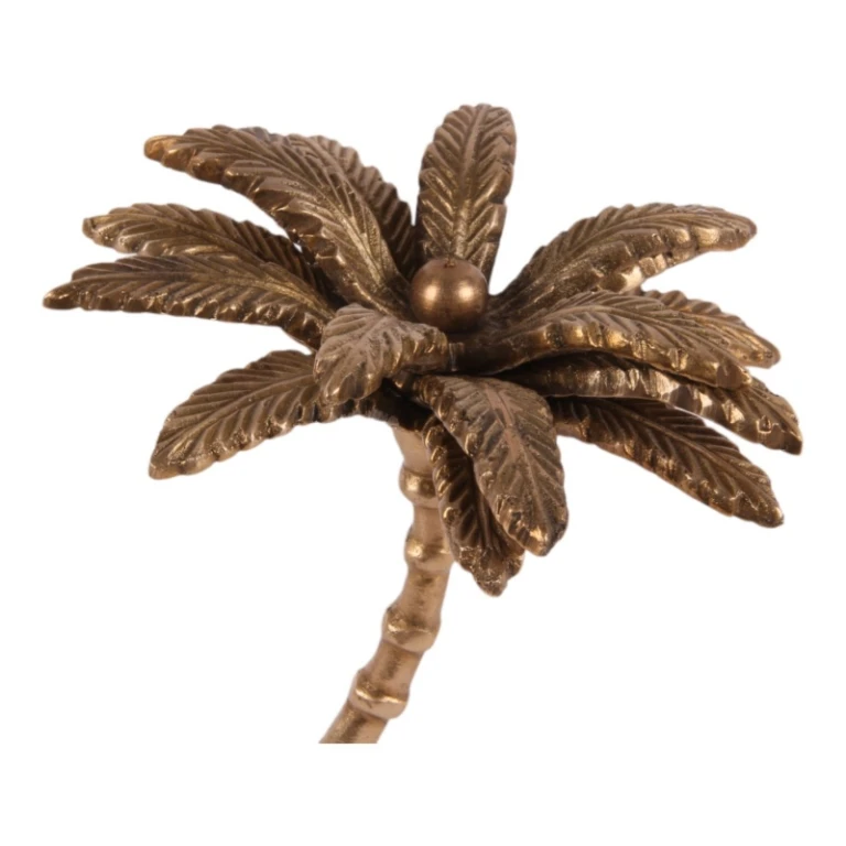 Koristepalmupuu - kulta - 23,5 cm - messinki