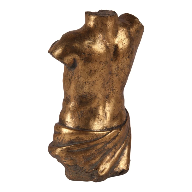Pääkallo - kulta - 19 cm
