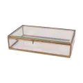 Korurasia 22,5 x 14 x 5,5 cm – kulta – messinki ja lasi