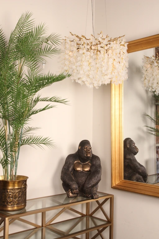 Gorilla-patsas - kulta - 61 cm