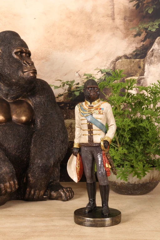 Orang-oetan-patsas - ivory - 40,5 cm