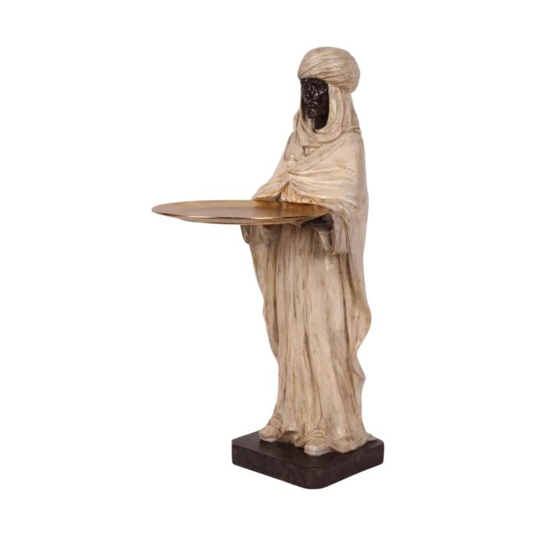 Moorilainen hahmo - norsunluu - 51 cm - taidehartsia