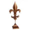 Fleur-de-lis op voet - goud - 38 cm - kunsthars