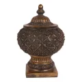 Säilytyslaatikko, n. 27 × 18,5 cm – kulta – tekohartsia