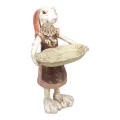 Jäniksen patsas lautasella - mixed - 27 cm