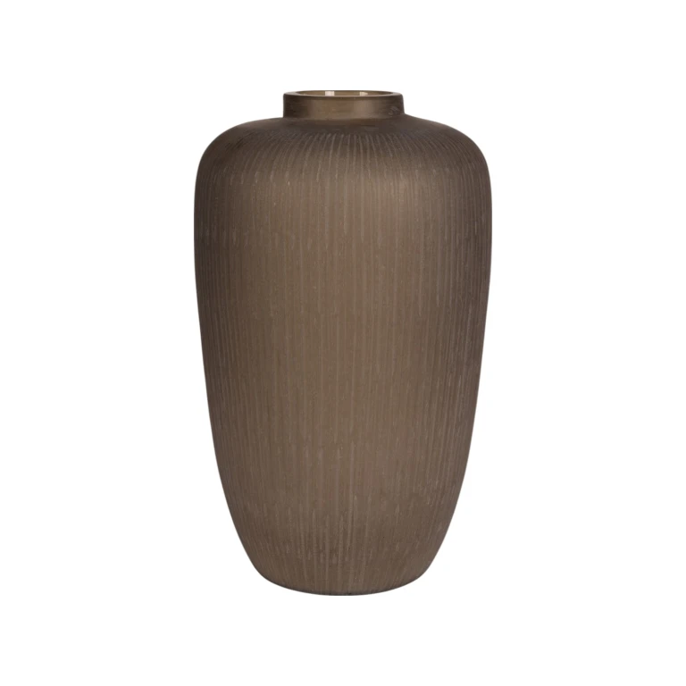 Savanna-maljakko - 49 cm - ruskea - lasi