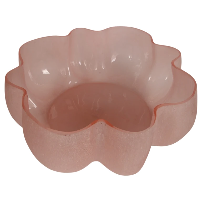 Koristekulho Lotus - vaaleanpunainen - lasi - 40 cm - 1 kpl
