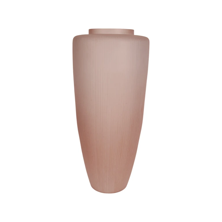 Vaas Clay - 72 cm - vaaleanpunainen - lasi