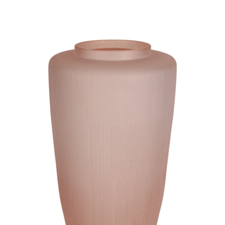 Vaas Clay - 72 cm - vaaleanpunainen - lasi