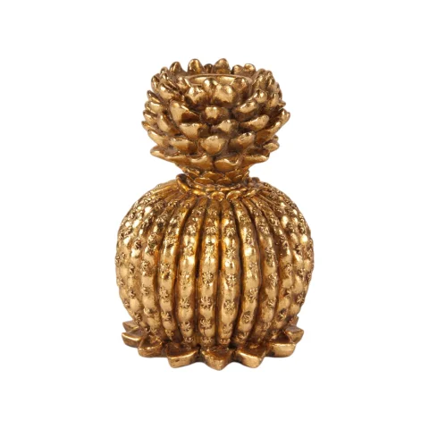 Kandelaar Antiek 10.5 cm - Goud - Resin