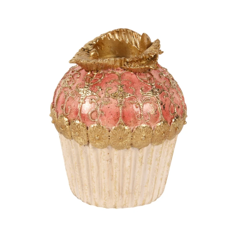 Kynttilänjalka Cake - 9,5 cm - vaaleanpunainen - keinotekoinen hartsia