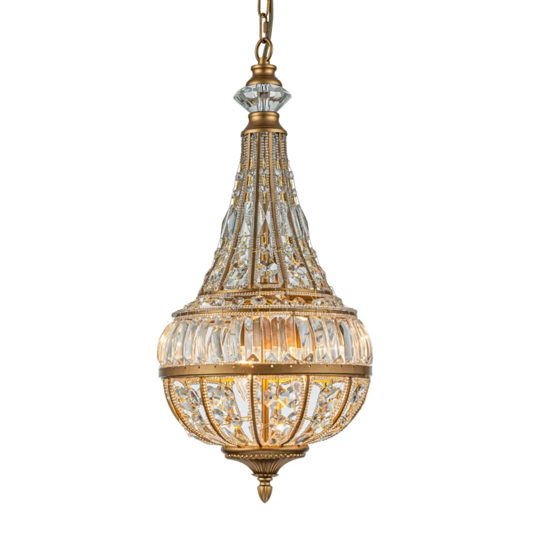 Dutch Style kattolamppu Colosseo - 80 cm - kulta - rauta ja lasi