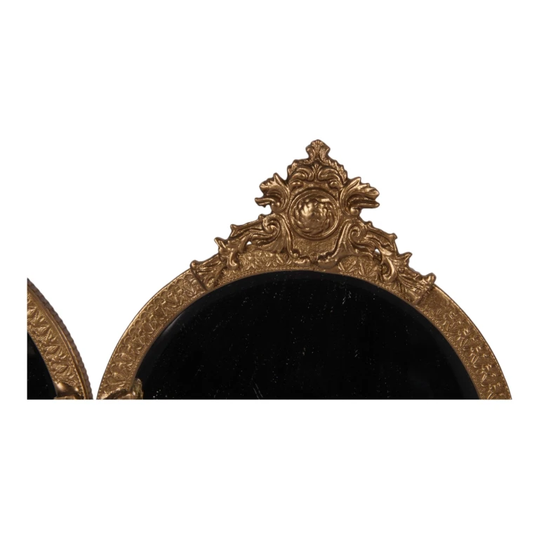 Pyöreä peili - kuparinvärinen - 27,5 cm - 1 kpl
