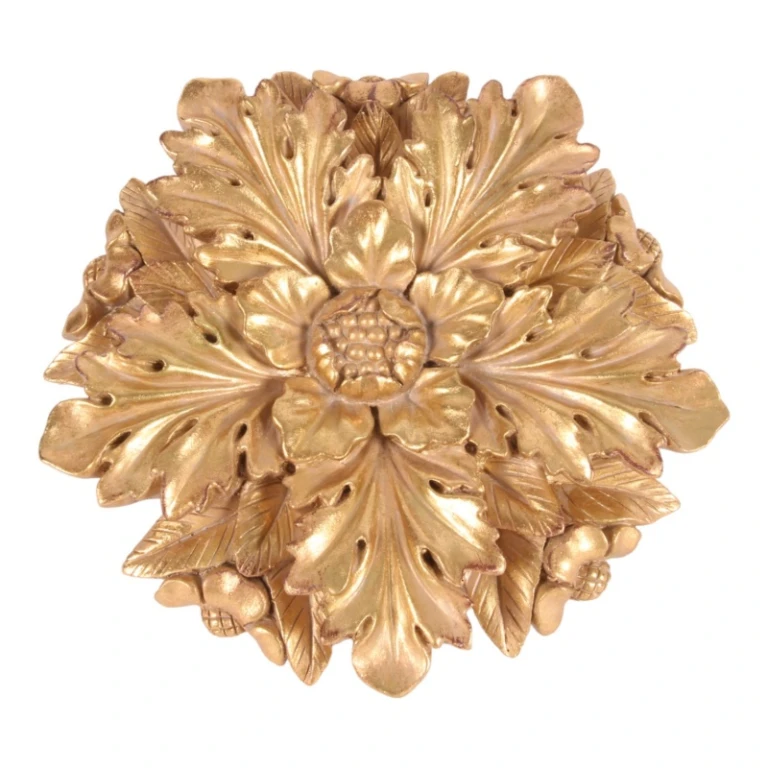 Wandornament Kukka - kulta - 25,5 cm - kunstohra