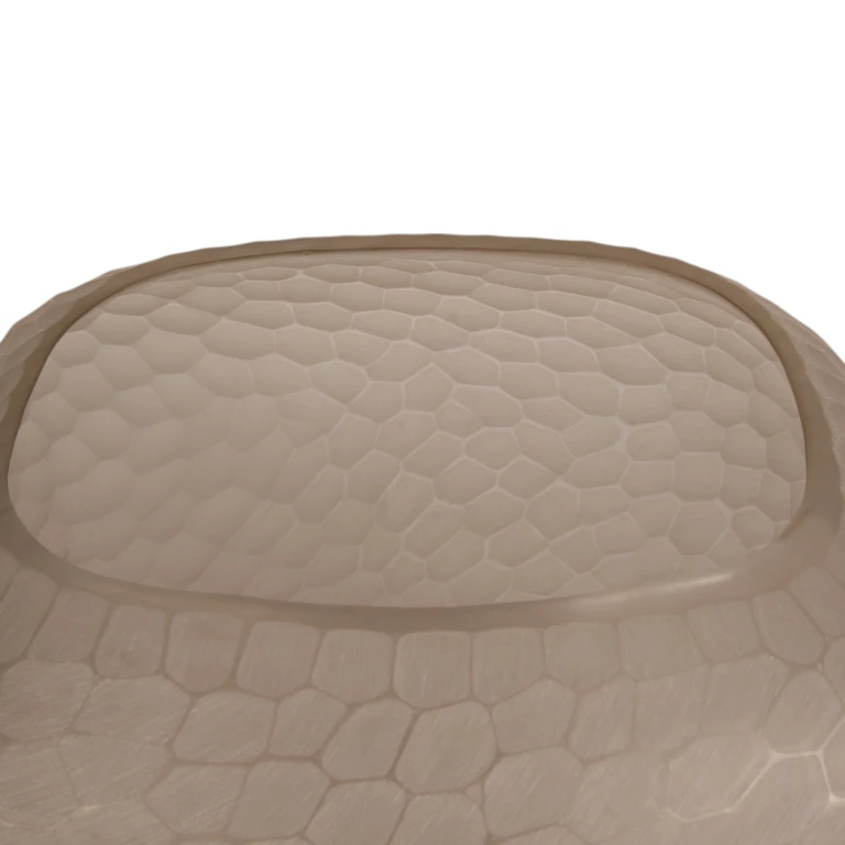 Pebble-maljakko - 26 cm - ruskea - lasi