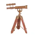 Telescoop op standaard - bruin - messing/aluminium - 47 cm