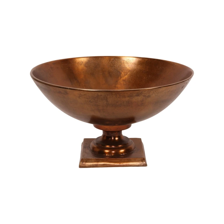 Koristekulho jalustalla - antiikki pronssi - 52 cm - 1 kpl