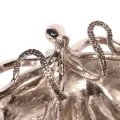 Sierschaal Octopus en schelp - zilver - 43 cm - 1 stuk