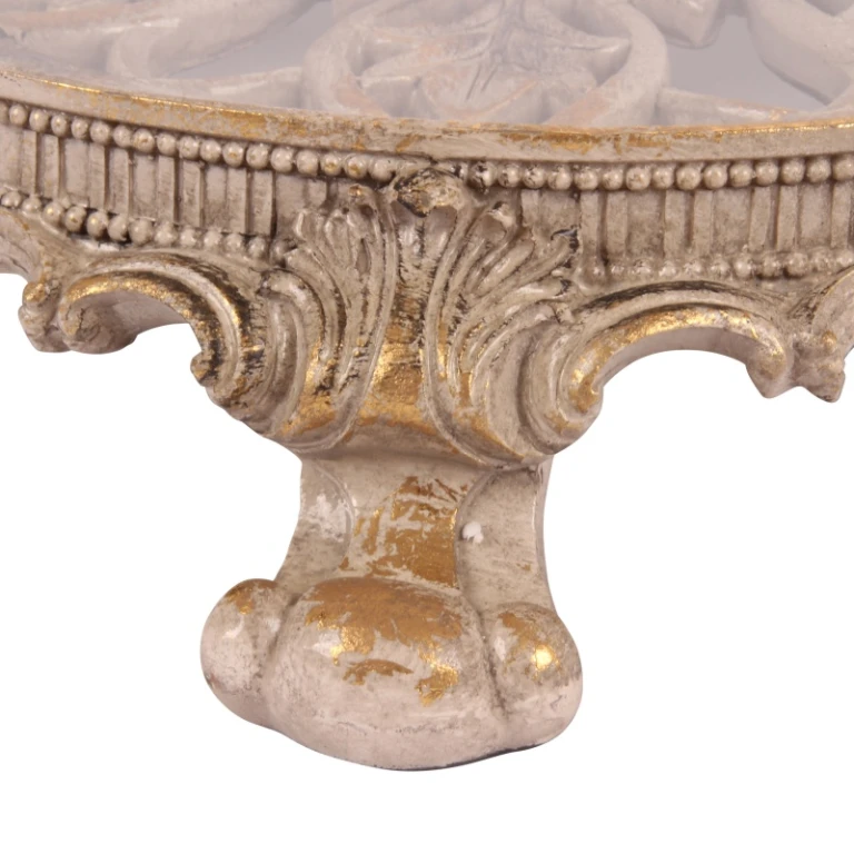 Taartplateau 35 cm ruskea kunsthars - 1 kpl