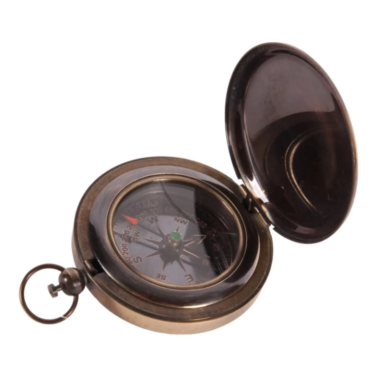 Merikompassi - messinki - 6,5 cm - 1 kpl