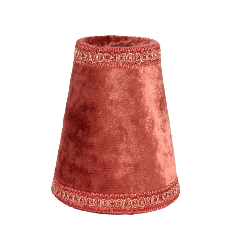 Valaisinkansi - 9 cm - punainen - kangas