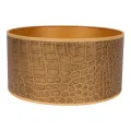 Lampenkap - Krokodillenprint - 30 cm - Goud - Stof