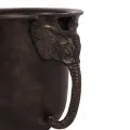 Wijnkoeler Olifant - antiek goud - aluminium - 20 cm