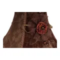 Lampenkap Victorian - 29 cm - bruin - stof
